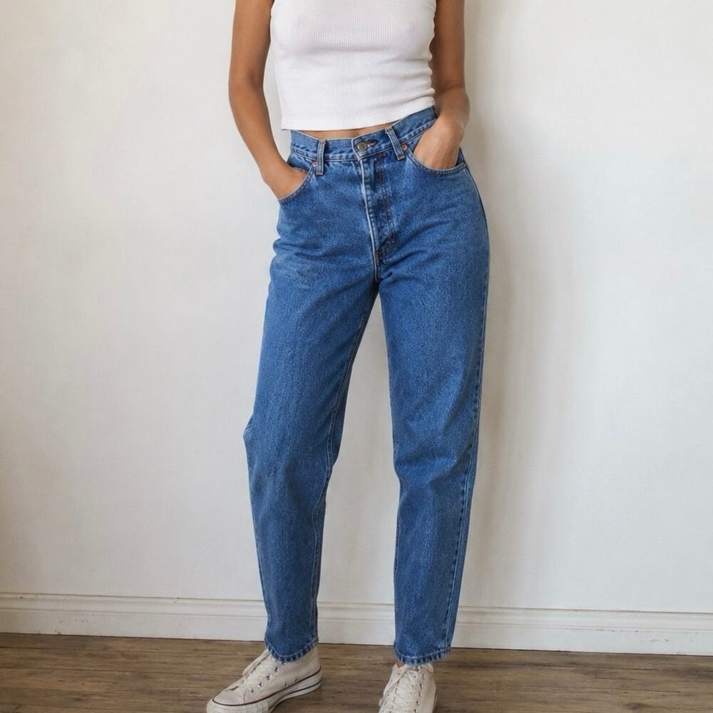 The Gap Vintage High Rise Tapered Mom Jeans USA Made 100% Cotton Size 13/14